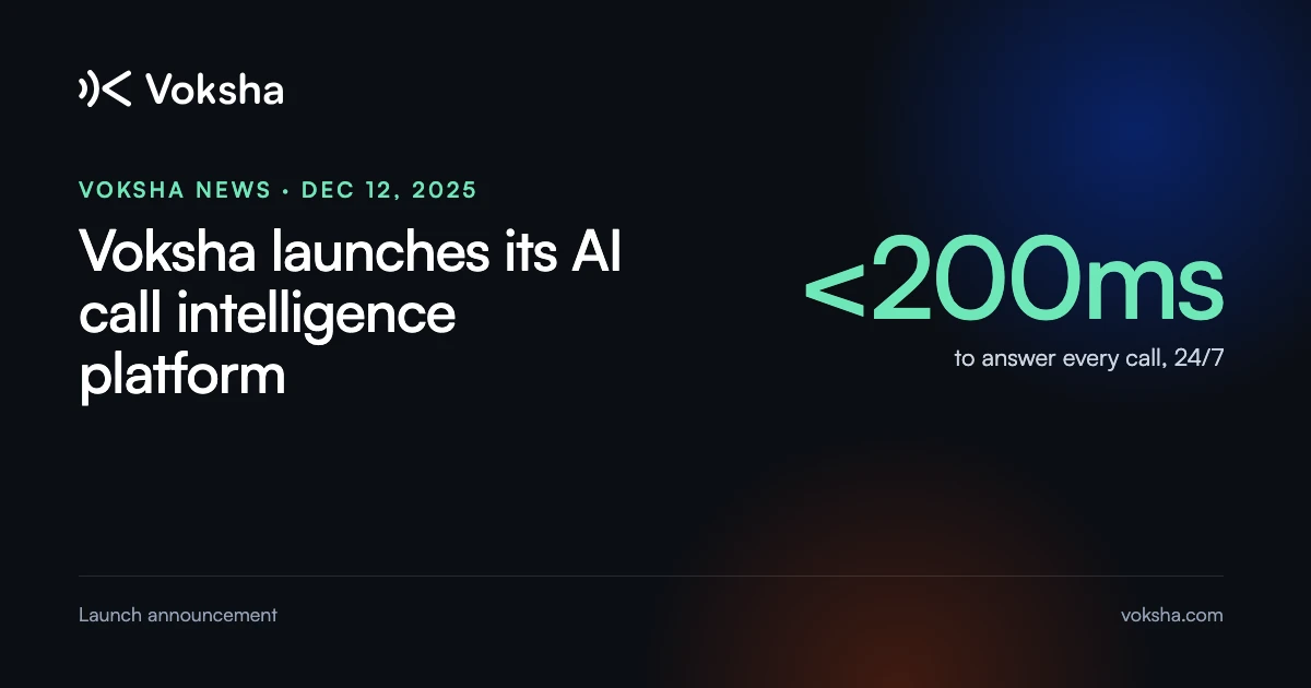 Voksha Launches Its AI Call Intelligence Platform for Small Businesses
